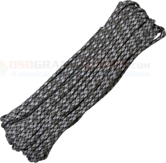 Titanium 550 Paracord (Type III Mil Spec 7 Strand 550 Lbs. Parachute Cord) 100 ft. Hank Made in USA RG1057H