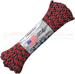Dead Pool 550 Paracord (Type III Mil Spec 7 Strand 550 Lbs. Parachute Cord) 100 ft. Hank Made in USA RG1231H