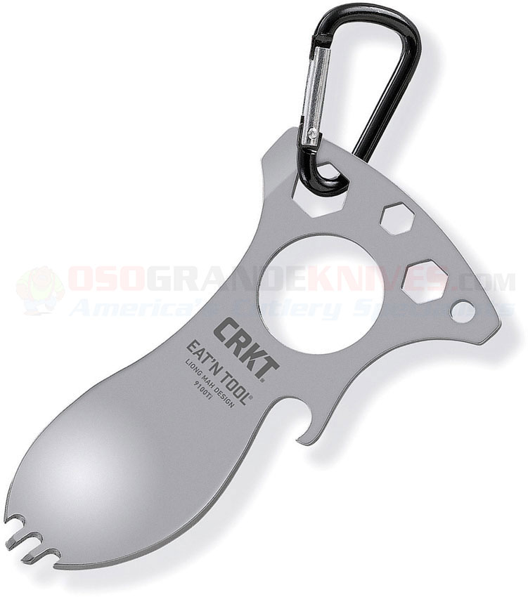crkt 9100ti eat n tool spork 4 0 inch titanium crkt 9100ti eat n tool spork 4 0 inch titanium