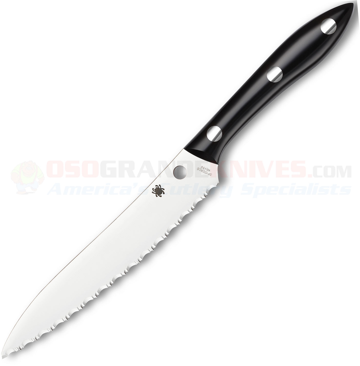 spyderco kitchen knives spyderco kitchen cooks knife black corian 5 8 inch vg10 spyderco kitchen knives spyderco kitchen cooks knife black corian 5 8 inch vg10