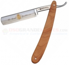 Dovo Solingen 1215860 Gentleman Straight Razor Yew Wood Handle (5/8 Inch Full Hollow Ground Carbon Steel Blade) DOV1215860