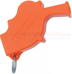 All Weather STORM Safety Whistle Orange (3.25 x 2.0 Inches) 130DB Sound Rating AW1