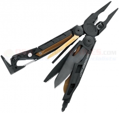 Leatherman MUT AR Maintenance Heavy-Duty Multi-Tool (5.0 Inches Closed) Black Oxide Coated Stainless Handles + Black MOLLE Sheath 850122
