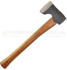 Condor Tool & Knife Woodworker Axe (5.50 x 3.38 Inch 1045HC Head) 18.0 Inch Hickory Handle + Leather Sheath 4052C15