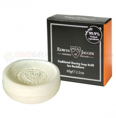 Edwin Jagger SSSB Natural Traditional Shaving Soap, Sea Buckthorn, 65g/2.3 oz. Refill