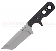 Cold Steel 49HTF Mini Tac Tanto Neck Knife Fixed (3.75 Inch AUS8A Satin Plain Blade) Faux G10 Handle + Secure-Ex Sheath 49HTF