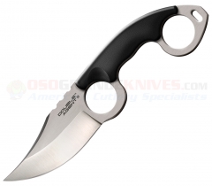 Cold Steel 39FN Double Agent II Neck Knife Fixed (3 Inch AUS8A Clip Point Plain Blade) Grivory Handle Secure-Ex Sheath