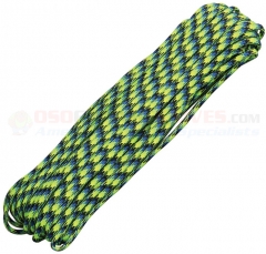 Aquatica 550 Paracord 100 ft. Hank (Type III Mil Spec 7 Strand Parachute Cord) Made in USA RG011H