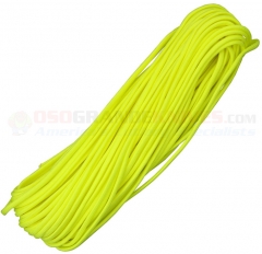 Neon Yellow 550 Paracord 100 ft. Hank (Type III Mil Spec 7 Strand Parachute Cord) Made in USA RG1012H