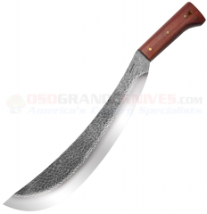 Condor Tool & Knife Engineer Bolo Machete (15 Inch 1075HC Blade) Hardwood Handle + Leather Sheath 417-15HC