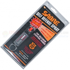 Sabre Key Ring Self Defense 3 in 1 Pepper Spray (Police Strength Formula) .54 oz. SA85214