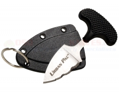 Cold Steel 43LS Urban Pal T-Handle Push Dagger Knife (1.50 Inch AUS 8A Satin Serrated Blade) Kraton Handle Secure-Ex Sheath