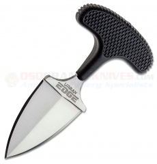 Cold Steel Urban Edge Push Dagger (2.5 Inch Satin Plain Blade) Kray-Ex Handle Secure-Ex Neck Sheath 43XL
