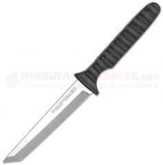 Cold Steel Tanto Spike Neck Knife (4.0 Inch Satin Plain Tanto Blade) Faux G10 Handle + Secure-Ex Sheath 53NCT