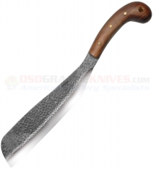 Condor Tool & Knife Village Parang Machete (12 Inch 1075HC Blade) Hardwood Handle + Leather Sheath CTK419-12HC