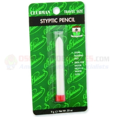 Clubman Travel Size Styptic Pencil (Immediately Stop Bleeding from Razor Nicks) 0.33 oz. Travel Size CLU812000