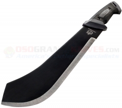 Gerber Gator Bolo Machete (15.44 Inch 1055 High Carbon Plain Blade) Gator Grip Handle + Nylon Sheath 31-002076