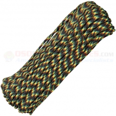 Galaxy 550 Paracord 100 ft. Hank (Type III Mil Spec 7 Strand Parachute Cord) Made in USA, RG019H