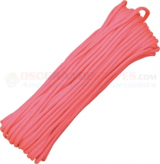 Baby Pink 550 Paracord 100 ft. Hank (Type III Mil Spec 7 Strand Parachute Cord) Made in USA RG1029H