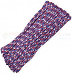 Liberty 550 Paracord 100 ft. Hank (Type III Mil Spec 7 Strand Parachute Cord) Made in USA RG110H
