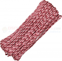Pink Camo 550 Paracord 100 ft. Hank (Type III Mil Spec 7 Strand Parachute Cord) Made in USA RG111H