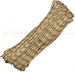 Desert Camo 550 Paracord 100 ft. Hank (Type III Mil Spec 7 Strand Parachute Cord) Made in USA RG115H