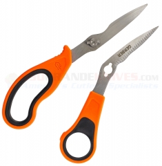 Gerber Vital Take-A-Part Shears (8 in. Overall) Orange Rubberized Handles 31-002747N