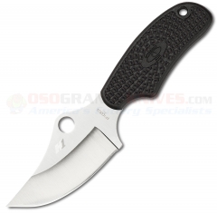 Spyderco FB35PBK ARK H1 Fixed Blade Neck Knife (2.56 Inch Satin Plain H1 Blade) FRN Handle