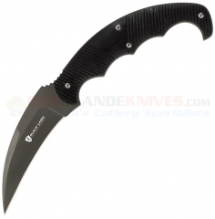 Browning Black Label Fear Factor Karambit Fixed Blade Knife (3.5 Inch Stainless Steel Hawkbill Blade) Black G10 Handle 320141BL