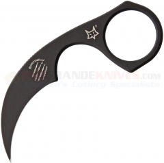 Bastinelli Creations Diagnostic Karambit (1.5 Inch Black N690C Hawkbill Blade) Steel Handle + Kydex Sheath BAS05