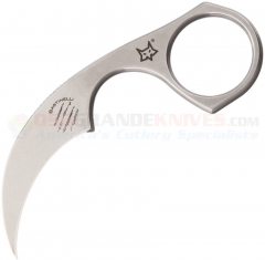 Bastinelli Creations Diagnostic Karambit (1.5 Inch Stonewash N690C Hawkbill Blade) Steel Handle + Kydex Sheath BAS06