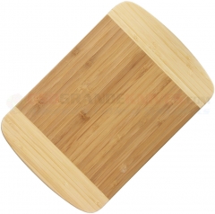 Bamboo Cutting Board (11.75 x 7.75 x 0.75 Inches) Light and Dark Bamboo Wood Construction C1963