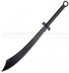 Cold Steel Chinese War Sword Machete (24.0 Inch 1055 Carbon Steel Blade) Faux Cord Wrapped Polypropylene Handle + Cor-Ex Sheath 97TCHS