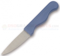 Ontario 5135 Canning Field Knife Fixed (3.5 Inch Stainless Steel Plain Blade) 4.5 Inch Blue Molded Plastic Handle
