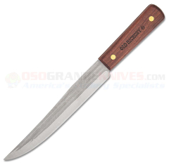 Ontario Old Hickory Slicing Knife 75-8 (8.0 Inch 1095 High Carbon Steel Blade) Genuine Hickory Handle 7015