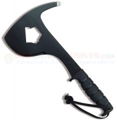 Ontario SP16 SPAX Military Breaching Tool Axe (8.0 Inch 1095 Carbon Steel Blade) Kraton Handle + FG/UC Cordura Sheath 8422