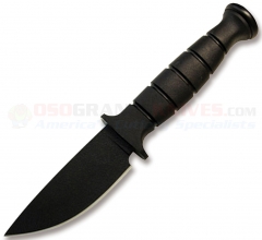 Ontario GEN II SP40 Spec Plus Survival Knife Fixed (3.5 Inch Black Plain Clip Point Blade) Black Kraton Handle + Nylon Sheath 8540