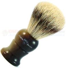 Edwin Jagger English Shaving Brush (21mm Super Badger Medium) 36mm Imitation Light Horn Handle 1EJ282