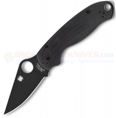 Spyderco Para 3 Compression Lock Folding Knife (3.0 Inch CPM-S30V Black Plain Blade) Black G10 Handle C223GPBK Paramilitary 3