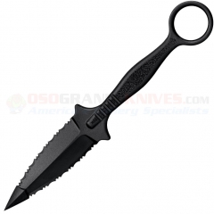Cold Steel FGX Ring Dagger Plastic Karambit Knife (3.5 Inch Grivory Fiberglass Reinforced Non-Metal Blade) Molded Handle 92FR