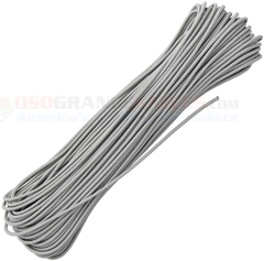 Gray Tactical Paracord (100 ft. x 3/32 in. 4 Strand 275 Lbs. Test Nylon Parachute Cord) Made in USA RG1160