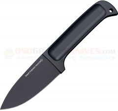 Cold Steel 36MG Drop Forged Hunter Fixed (4.0 Inch 52100 Carbon Gray Plain Blade) Gray Steel Handle + Secure-Ex Sheath CS36MG