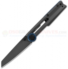 Kershaw Decibel FrameLock Folding Knife (3.0 Inch Gray Titanium Carbo-Nitride Reverse Tanto Blade) Stainless Steel Handle 2045