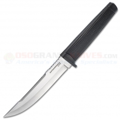 Cold Steel Outdoorsman Lite Fixed (6 Inch 4034SS Satin Plain Blade) Black Kray-Ex Handle + Griv-Ex Sheath 20PH