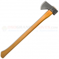 Cold Steel Hudson Bay Camp Axe (Drop Forged 1055HC Head) 27 Inch American Hickory Handle 90QB
