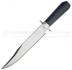 Cold Steel 39LME4 Laredo Bowie Knife Fixed (10.5 Inch 4034 Sharpened Clip Point Satin Plain Blade) Black Micarta Handle + Secure-Ex Sheath CS39LME4