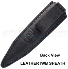 Handmade Universal Leather IWB Dagger Sheath for Small Fixed Blades (Designed for Inside the Waist Band Carry) VZSHEATHEXECIWB