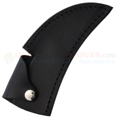 Karambit Leather Knife Belt Sheath (For Hawkbill Blades up to 4.5 Inches Long) Black SH1248