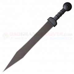 Cold Steel Gladius Machete (18 Inch Double-Edge 1055HC Black Plain Roman Point Blade) Polypropylene Handle + Cor-Ex Sheath 97GMS