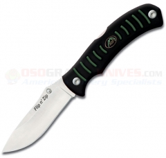 Outdoor Edge Flip N' Zip Folding Knife (3.50 Inch Non-Rotating Blade) Black Kraton Handle + Nylon Sheath OEFZ10